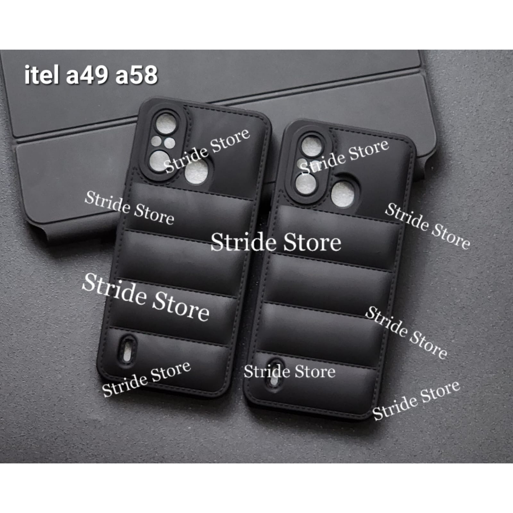 Case itel a49 a58  vision 1 plus vision 1 pro vision 2 vision 3 vision 5 premium puff pillow soft ca