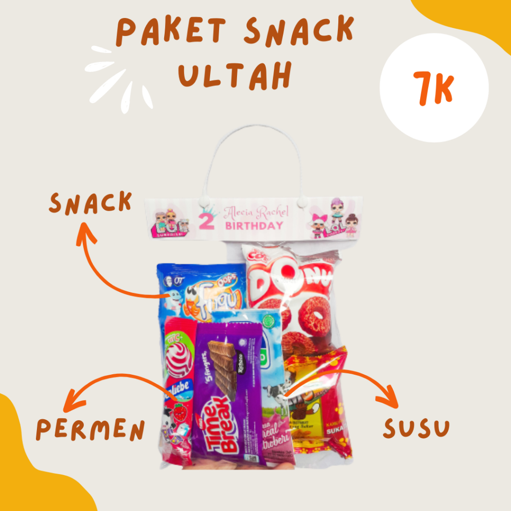 

Paket Snack Ulang Tahun Bingkisan Hampers Acara Anak