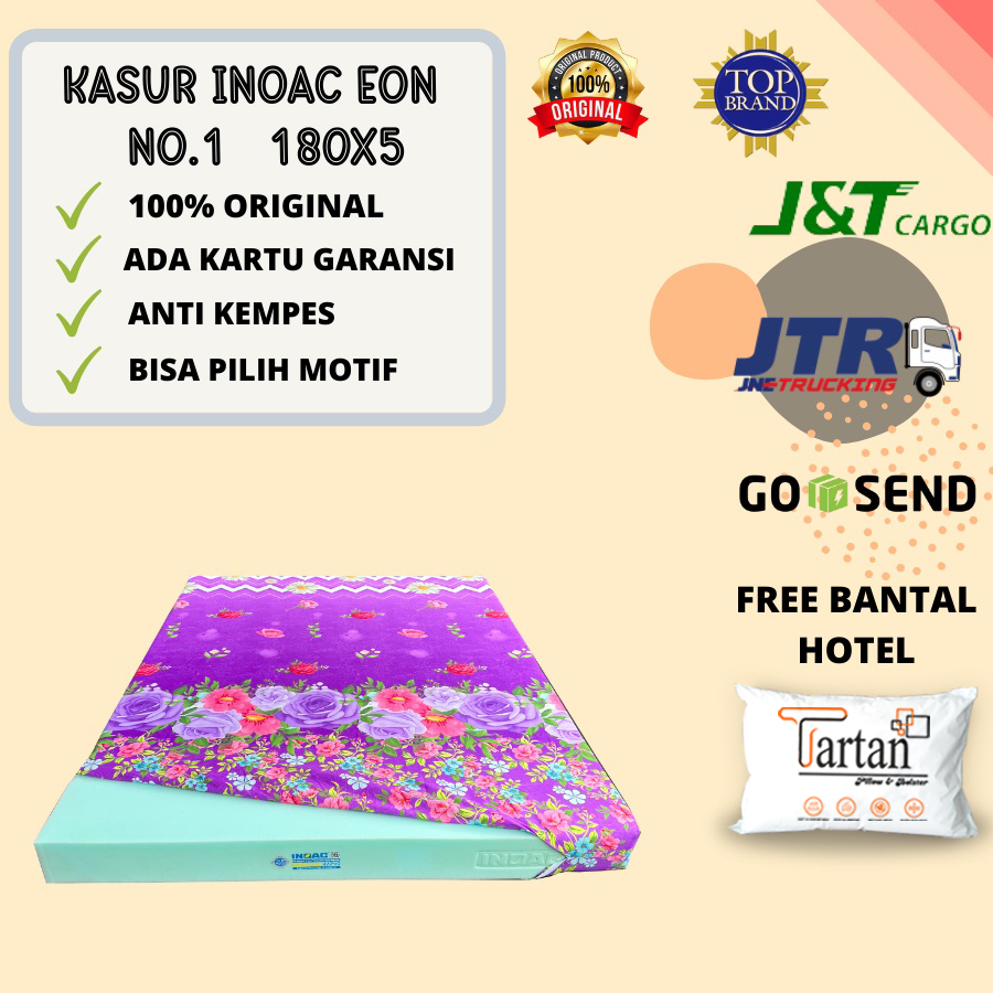 Kasur Busa Inoac uk 200X180X5 cm Murah no 4 tebal 5cm EON LG D23 - RAJAINOAC