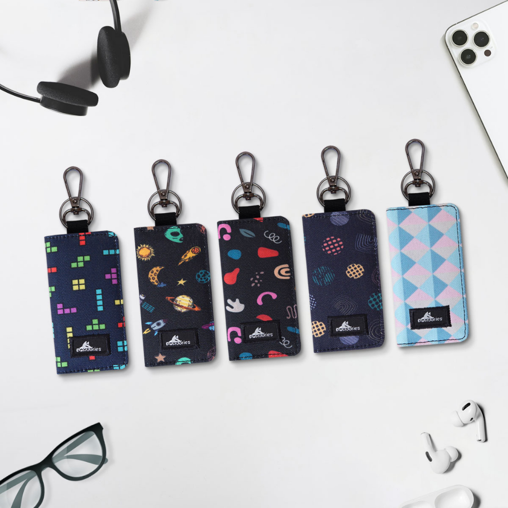 Gantungan Kunci Dompet STNK Motif Motor Mobil