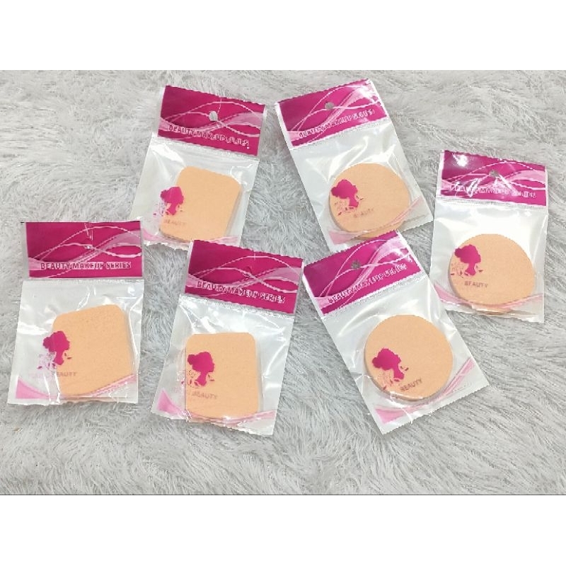 SPONGE BEDAK YOUNG BEAUTY MURAH / KOTAK DAN BULAT