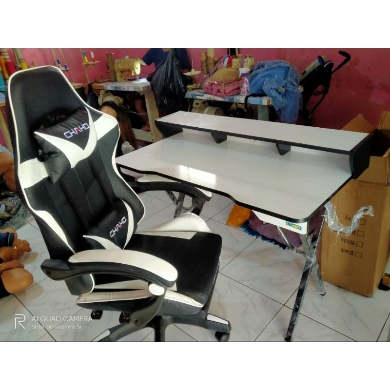 meja gaming titan matken's desk table meja komputer