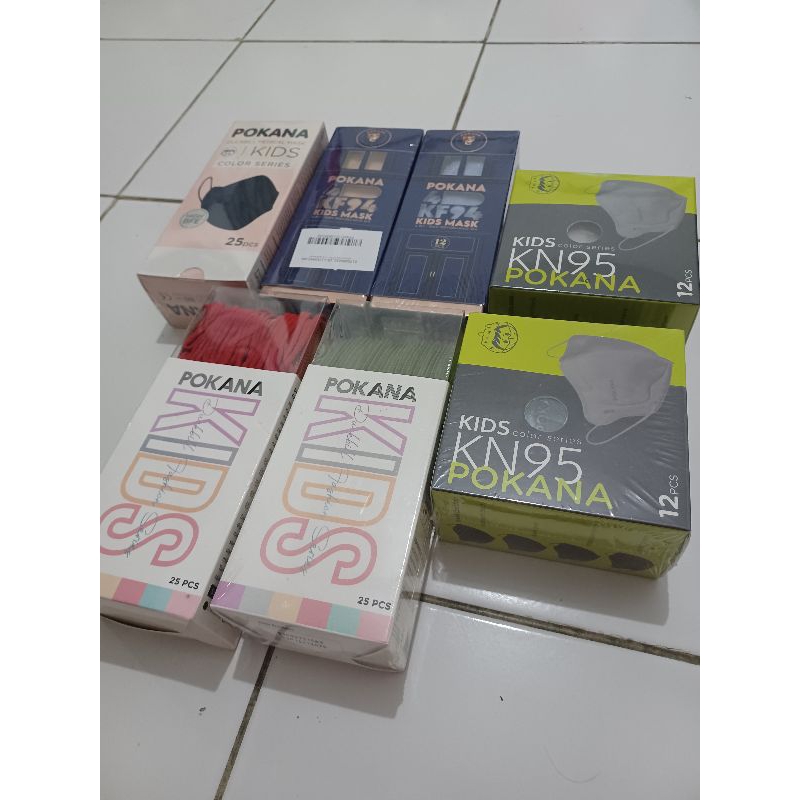Pokana Masker Anak | Kids Mask KF94, KN95, Duckbill Medical Mask