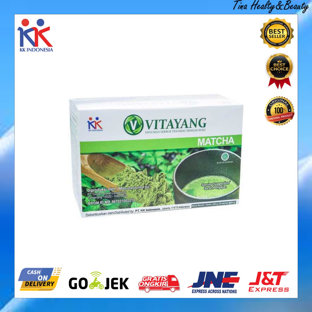 

Vitayang Matcha KK Indonesia Original Minuman Teh Hijau Berkualitas Tinggi Dengan Klorofil