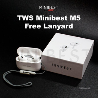 [ COD ] Minibest M5 Pro 2 TWS Earphone Headset Bluetooth Chip H2 Wireless Charging Sound Dolby Quality