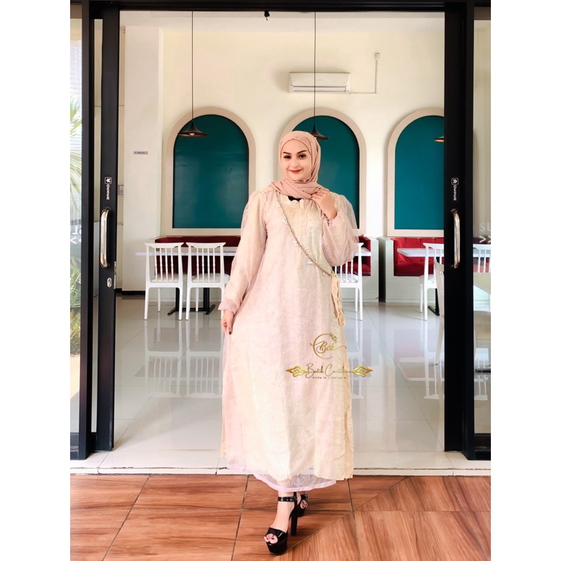 Long dress pulauan payet nabila