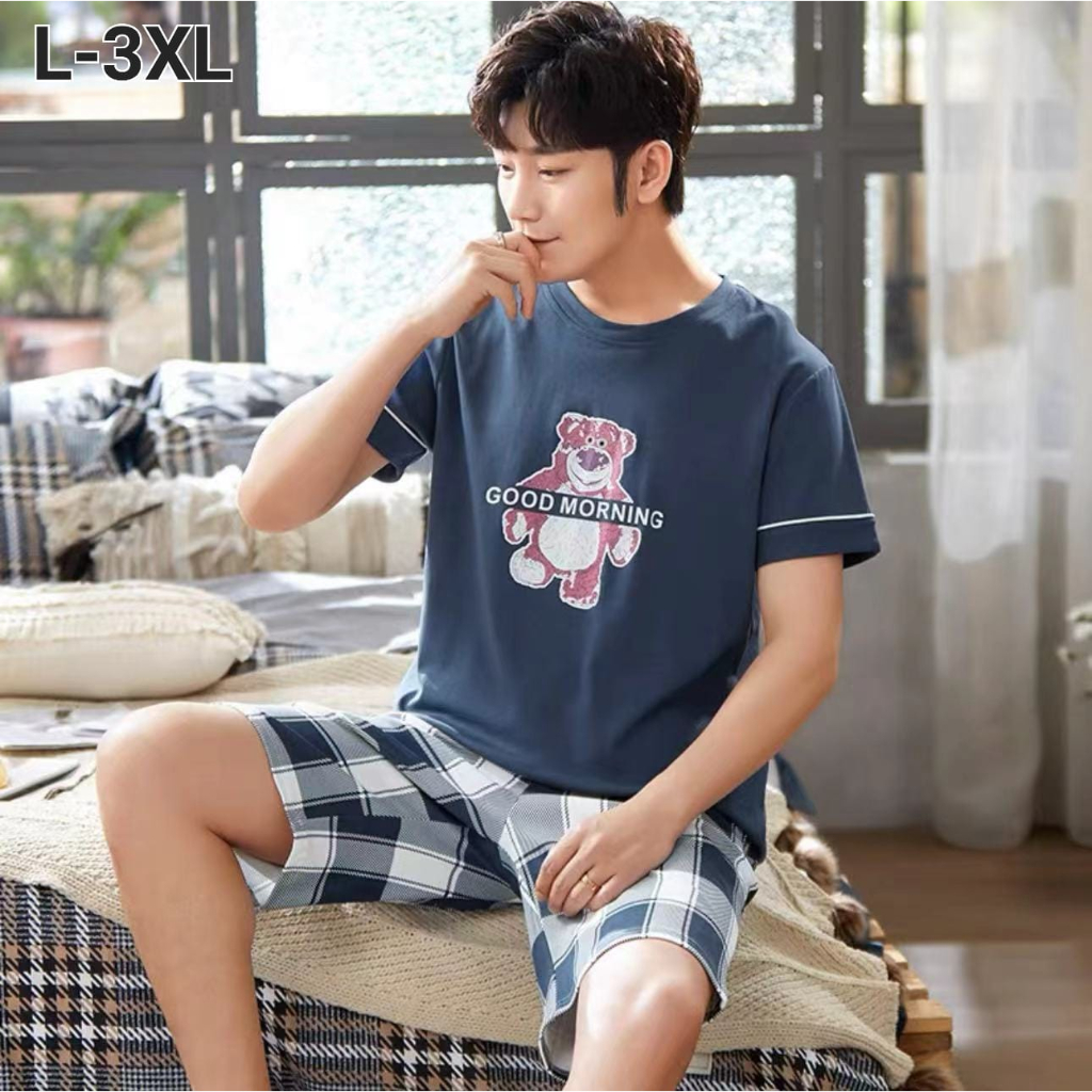 Baju Tidur Couple Baju Tidur Pasangan Bear Cool