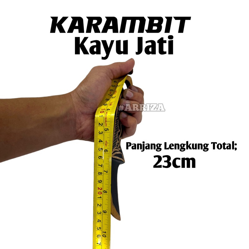 ORIGINAL 100% Dari Kayu Jati Utuh KARAMBIT KAYU JATI / Karambit ipsi - karmbit peraga silat / Karambit Kayu Jati Ukir / Karambit Ukir / karambik ori / kerambit kayu jati / kerambit ori