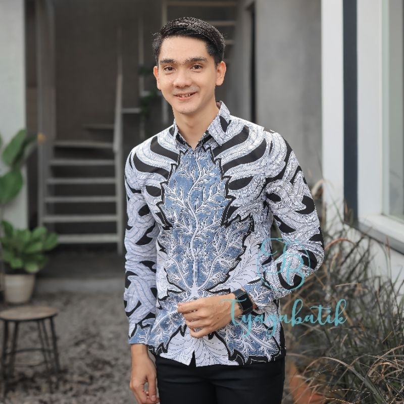 Kemeja Batik Slimfit Lapis Furing Premium 963 Tyaga Batik