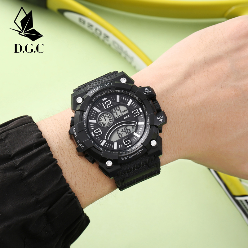 COD Jam Tangan Wanita Rubber Sport Digital Korea Fashion Anak Remaja Best Seller M198