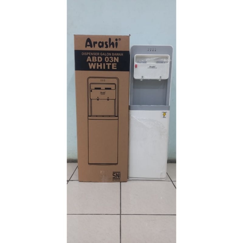 Dispenser Arashi Galon Bawah ABD 03N ( Panas &amp; Normal )