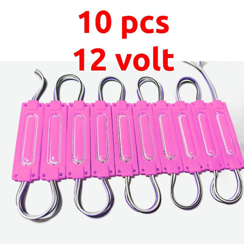 Jayy 10 pcs Lampu LED strip COB plasma 12 volt Lampu kolong motor mobil LED variasi 12 volt