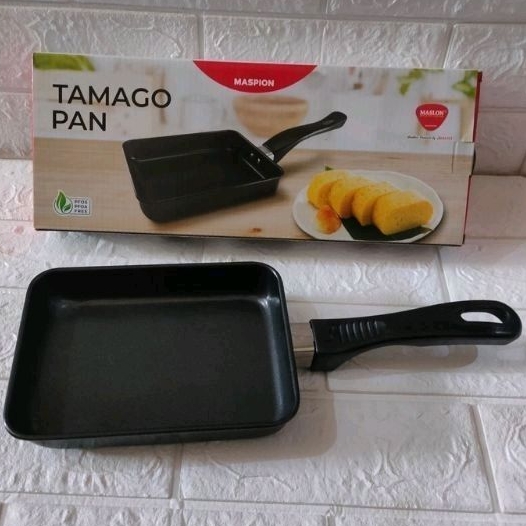 tamago pan teflon kotak anti lengket