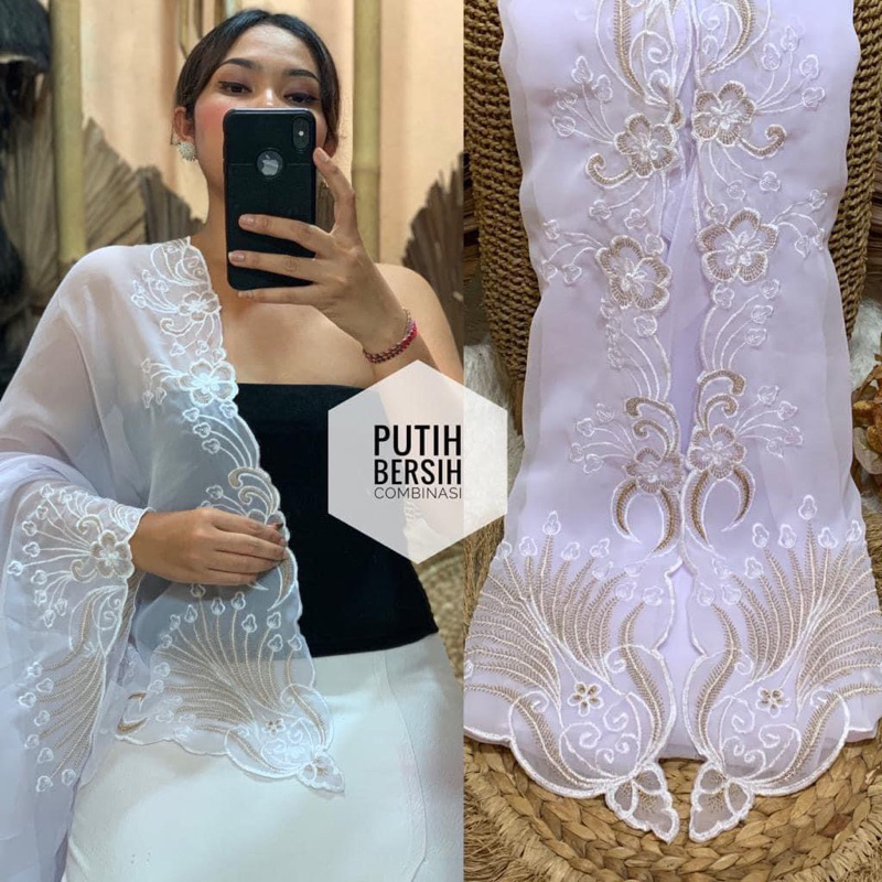 Yukakebaya || kain kebaya bordir TERBARU