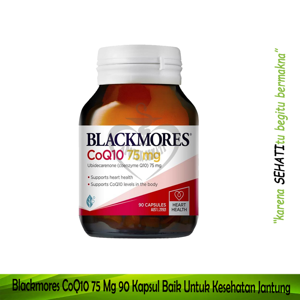 Blackmores CoQ10 75mg Suplemen Memelihara Kesehatan Jantung