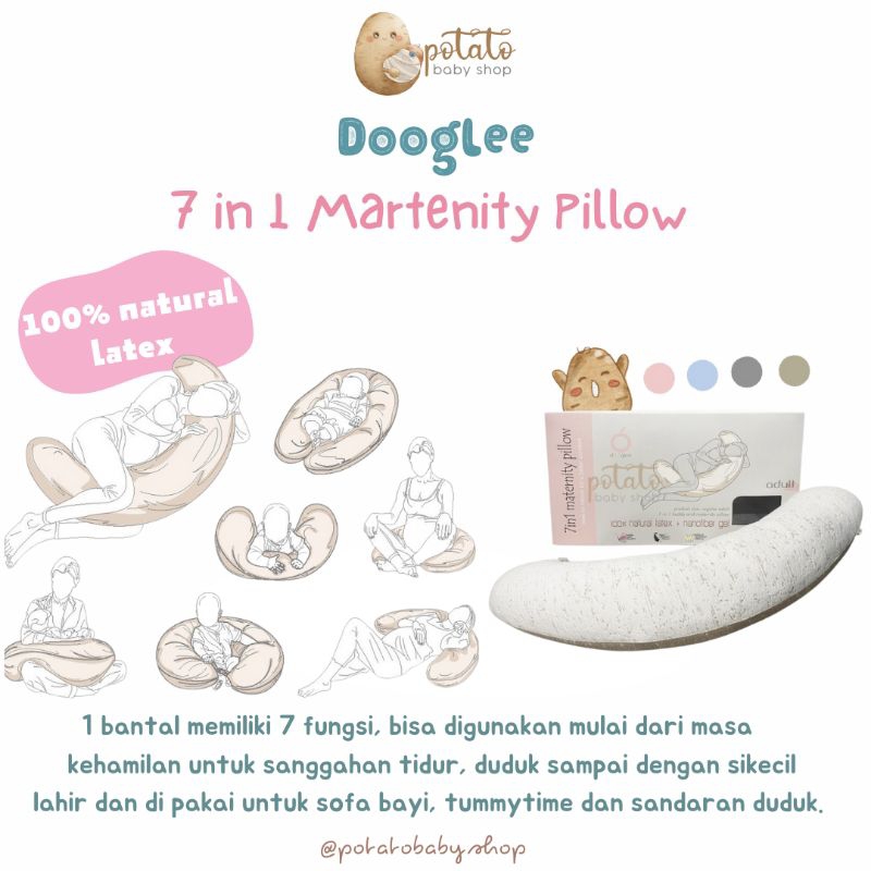 Dooglee 7in1 Maternity Pillow - Bantal Ibu Hamil