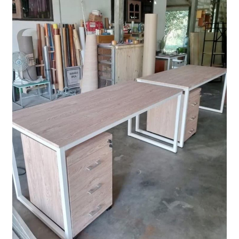 Meja kerja laci susun drawers filing cabinet nacase