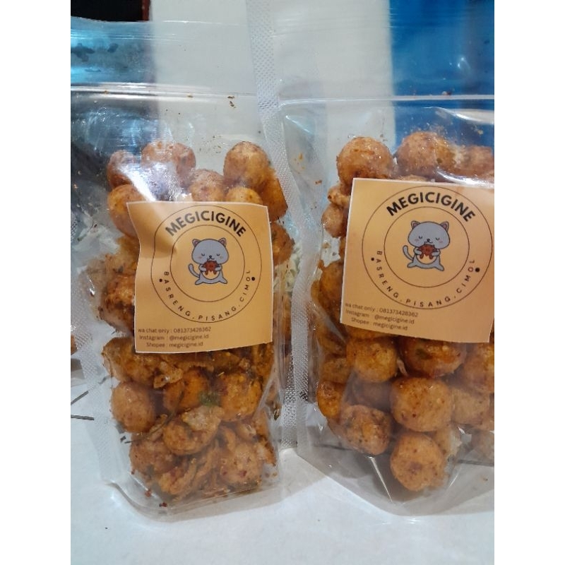 

cimol pedas + daun jeruk