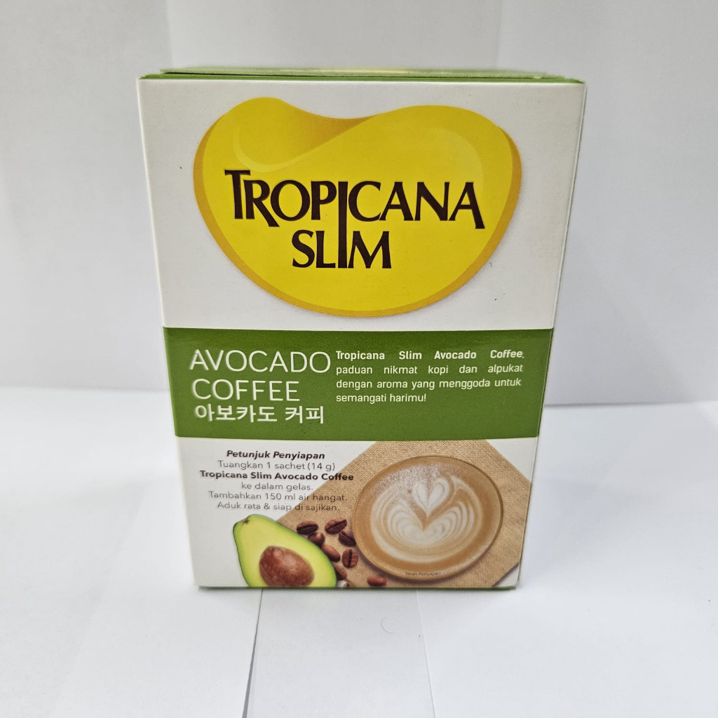 Tropicana Slim Avocado Coffee Minuman Serbuk Kopi Alpukat 4x14 gram