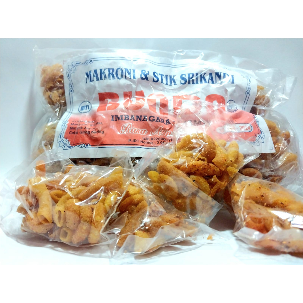 

Cemilan Makaroni Bunda Asin Gurih 1 Pak Isi 20 pcs