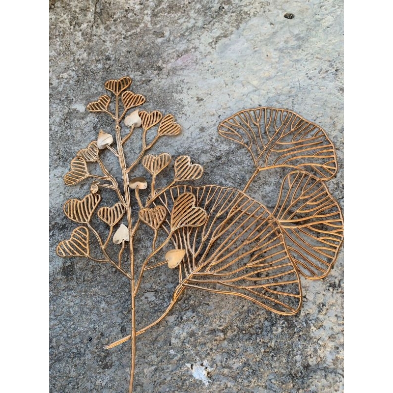 Ginkgo emas bahan mahar nikah bunga Ginkgo gold per cabang