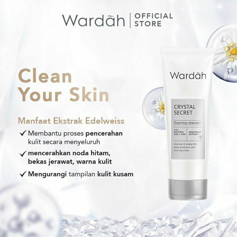 WARDAH CRYSTAL SECRET FOAMING CLEANSER