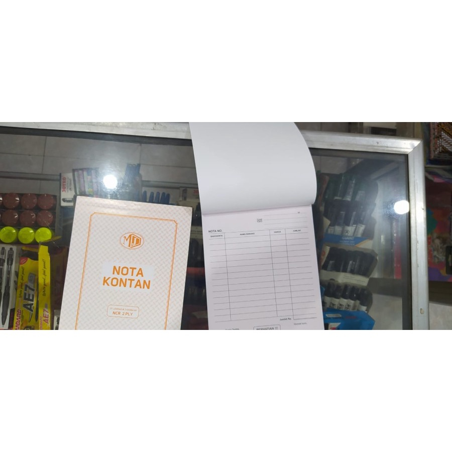 

Nota Besar Rangkap 2 Ply NCR 25 Set - Nota 1/2 Folio (1 buku)