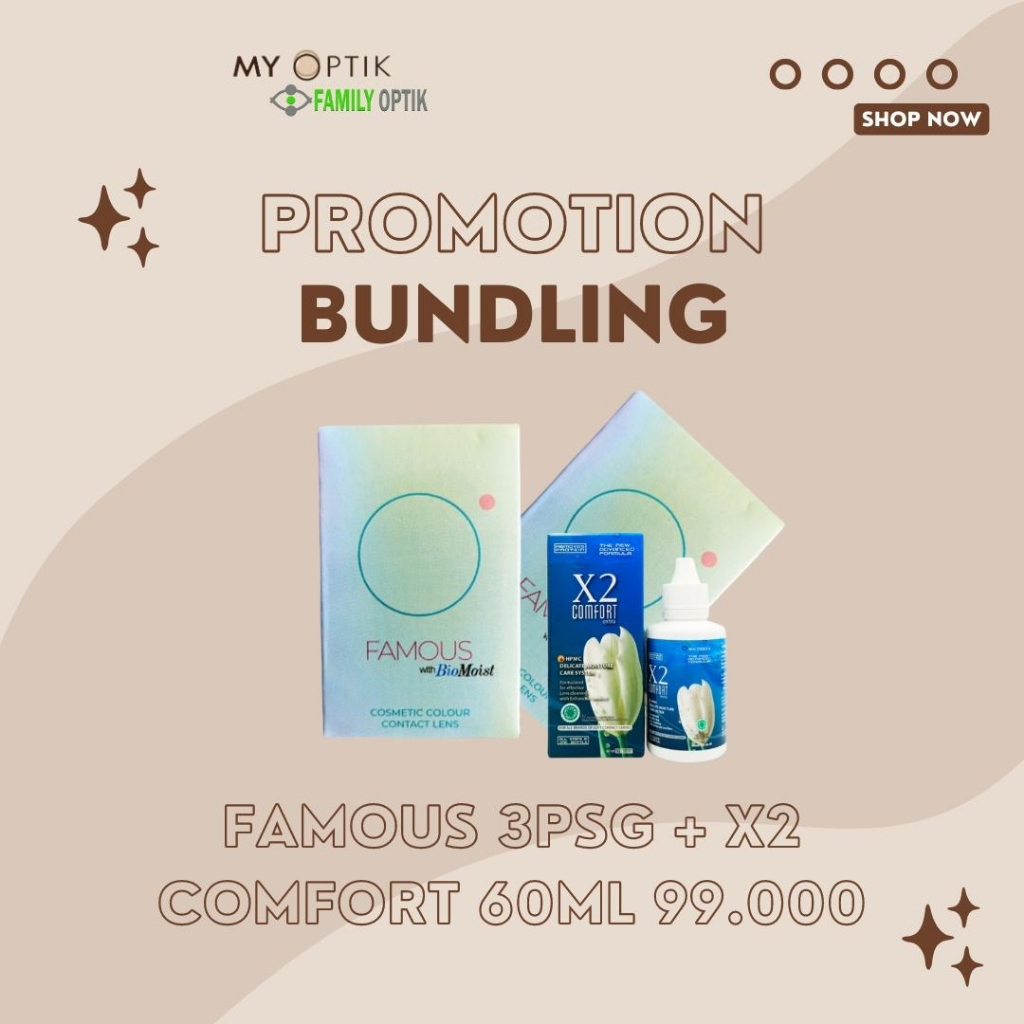 [LIVE BUNDLING] FAMOUS 3PSG + X2 COMFORT 60ML