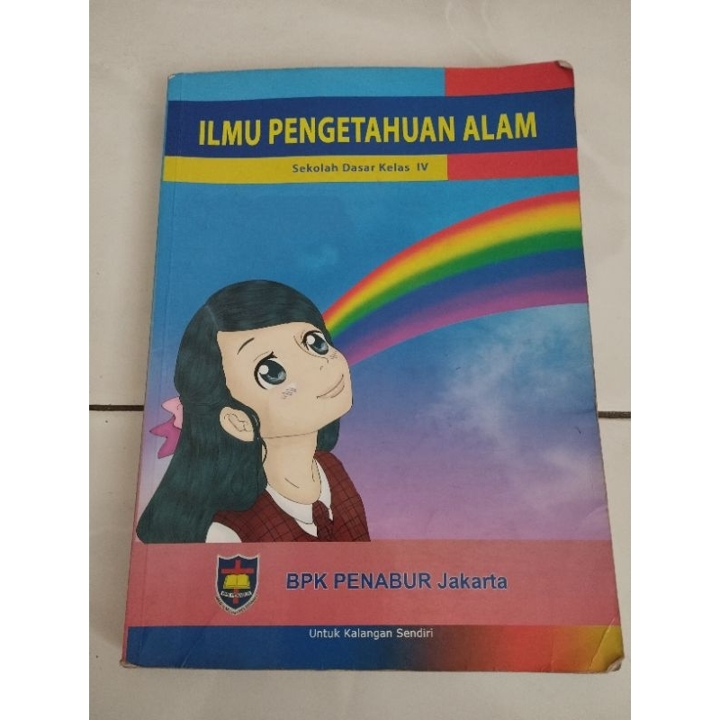 Buku Ilmu Pengetahuan Alam IPA kelas 4 BPK Penabur (bekas)