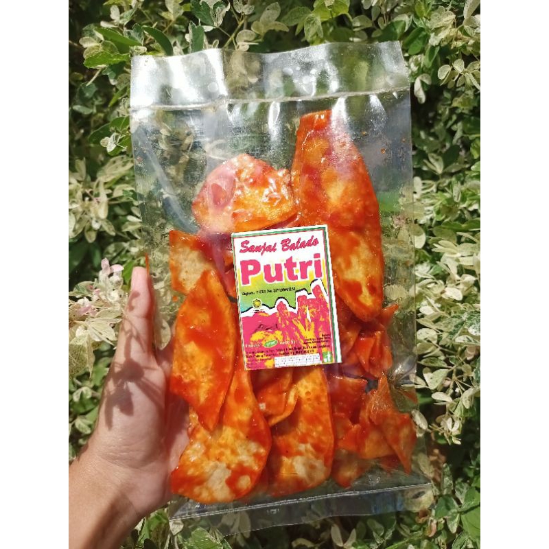 

SANJAI PUTRI / SANJAI BALADO POTONG MIRING / KERIPIK BALADO 200gr