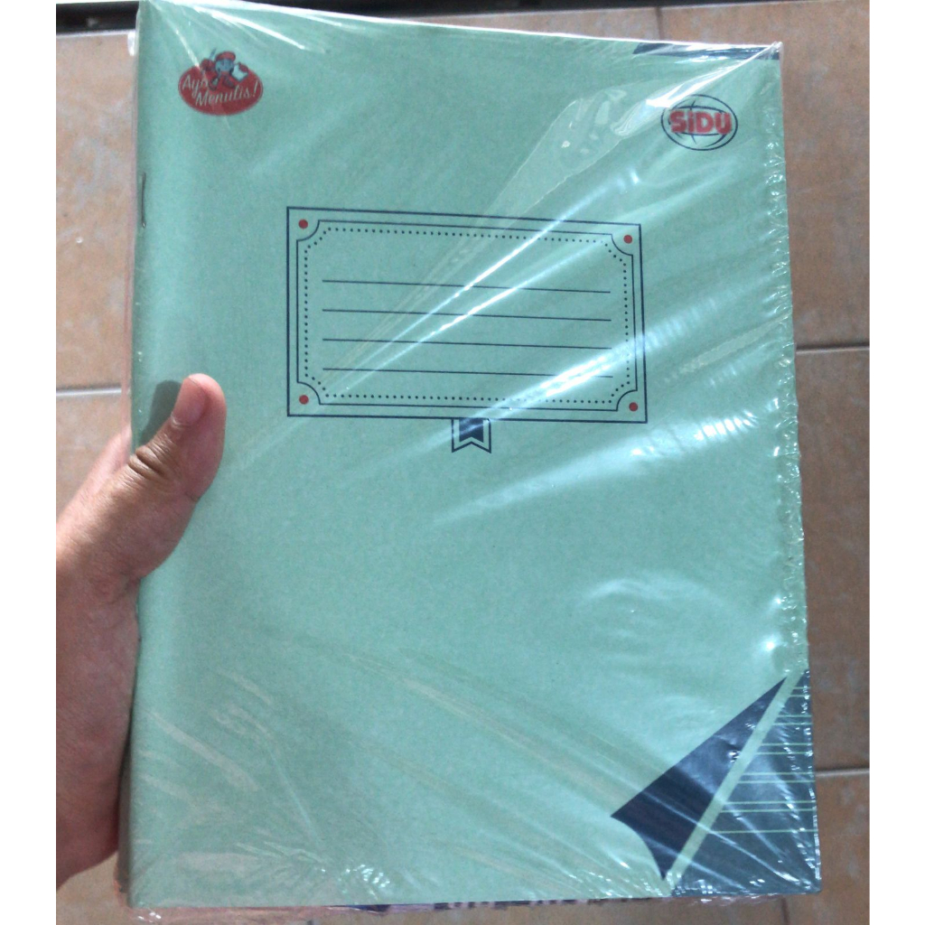 

buku tulis HALUS KASAR merk sidu isi 38 lembar per pak
