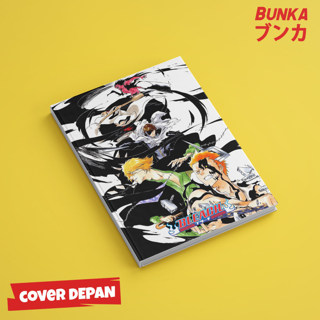 

Note Book Anime Bleach Fighting Hardcover A5 Buku Tulis Catatan Notes Agenda Planner Jurnal vintage buku catatan story book kado anniversary valentine cowok cewek murah