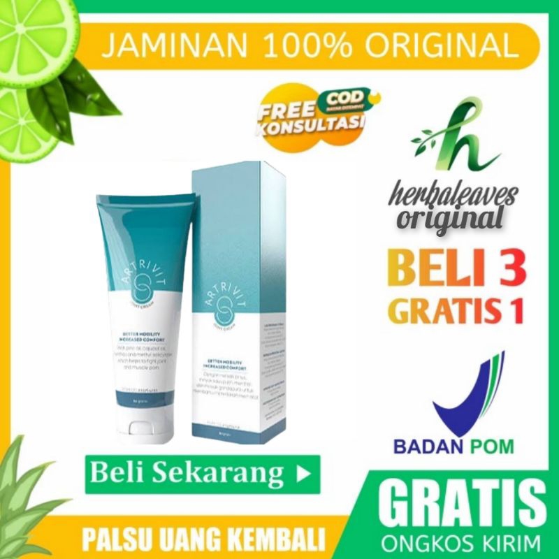 artrivit cream asli 100% original herbal nyeri sendi lutu pinggang