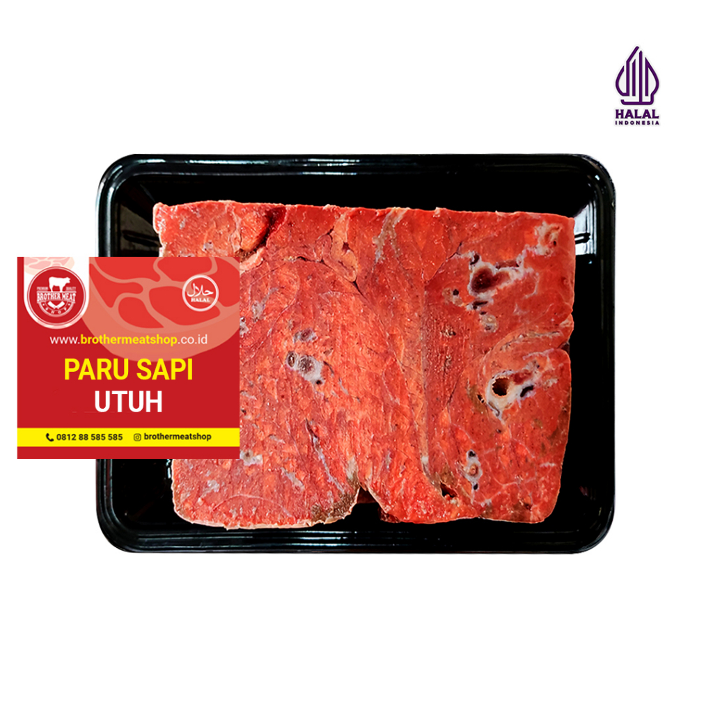 Whole Lungs Beef - Paru Sapi Utuh 500gr