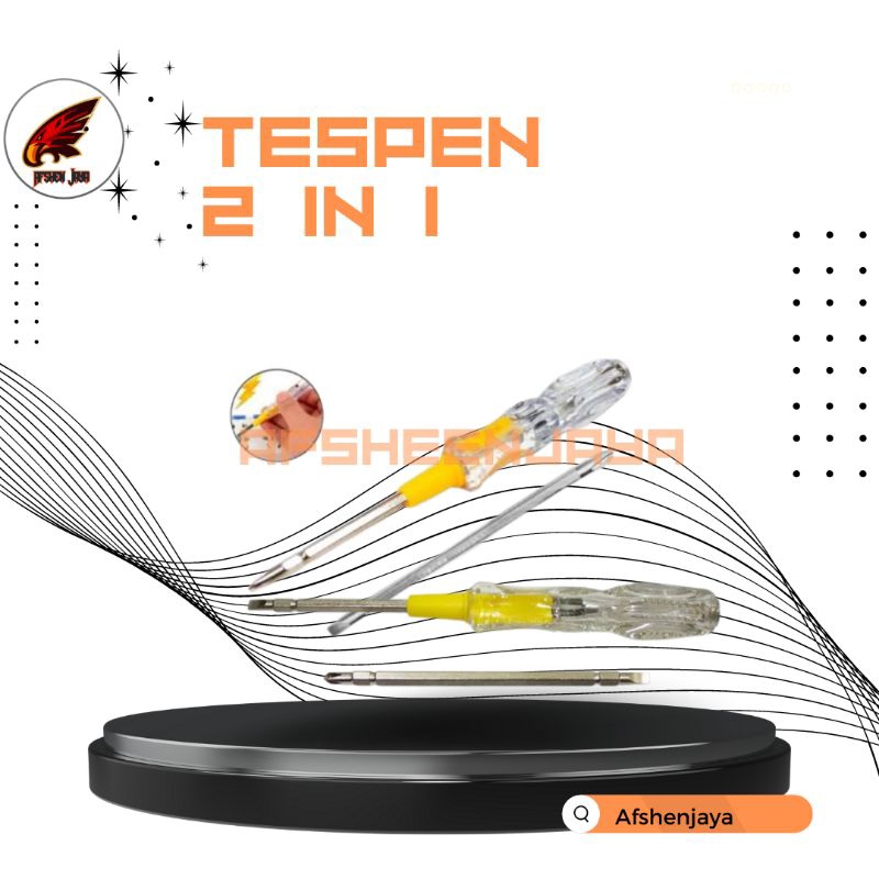 ⭐AJ⭐ Tespen Bolak Balik 2 Way Body Besar / Obeng / Tool Kit / Peralatan Bengkel / ListrikTespen List