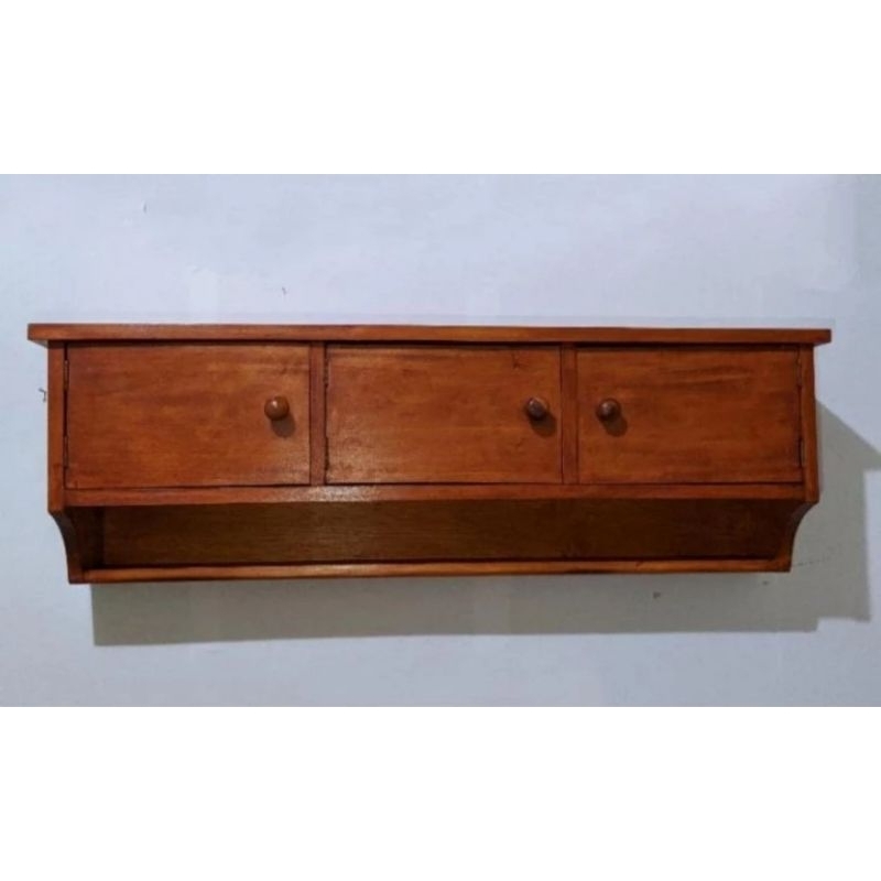 LEMARI DAPUR BAHAN KAYU JATI PRODUK JEPARA ASLI