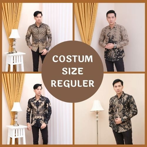 COSTUM UKURAN BIASA SIZE REGULER BATIK KERTOJOYO PREMIUM