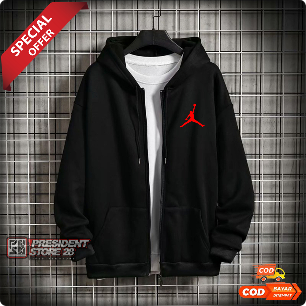 ZIPPER JORDAN / JAKET JORDAN / SWEATER JORDAN SLETING / ZIPPER POLOS / LOGO JORDAN / BOLA BASKET