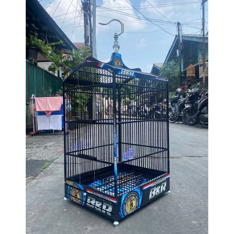 SANGKAR KANDANG KOTAK BNR DECAL 15th premium