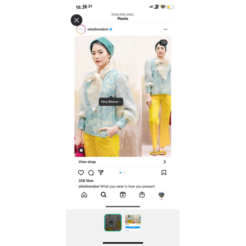 PRELOVED Sideline label