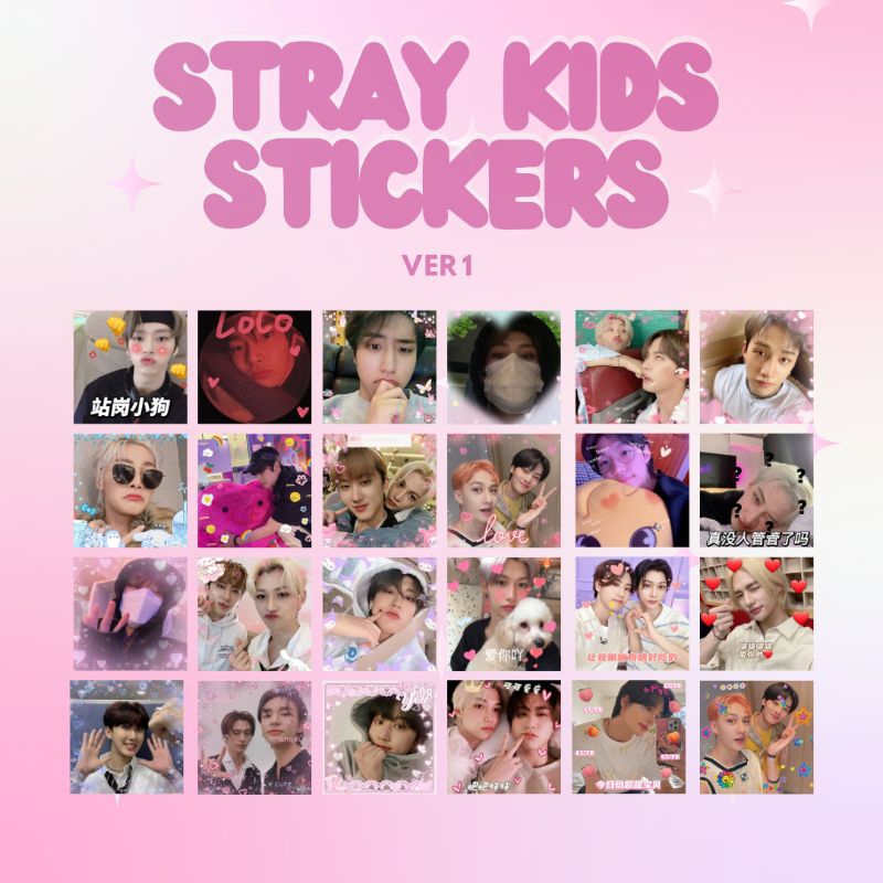 

[90 PCS] STRAY KIDS LOVE MAIL STICKER SKZ FREBIESS STICKER DECO KPOP