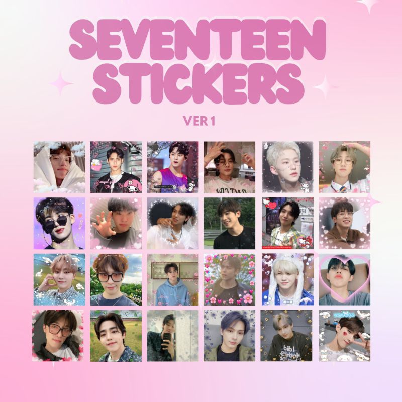 

[90 PCS] SEVENTEEN SVT LOVE MAIL STICKER FREBIESS STICKER DECO KPOP