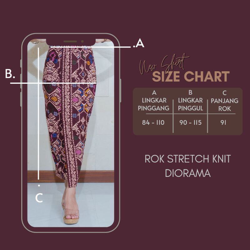 Kamen jadi Lycra Motif Songket