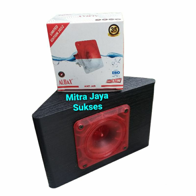 Tweeter Sudut Box Audax Ax 61 W Merah Anti Air Speaker Walet