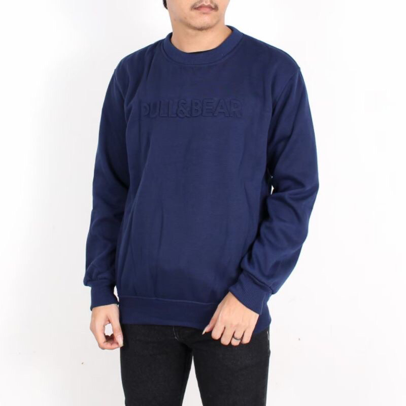 Sweater Embos Pull&bear Terlaris // Crewneck Pull&bear Embos Original // Pull&bear Embos Unisex // E