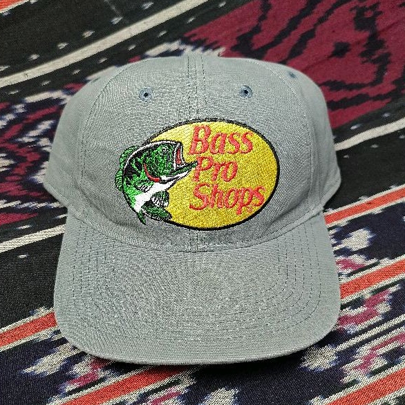 Topi Bass Pro Shops Embroider Cap Second Original