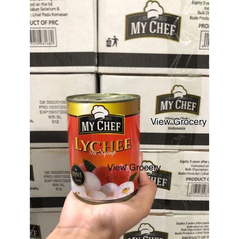 

Leci kaleng/lychee in syrup MF CHEF ,leci premium