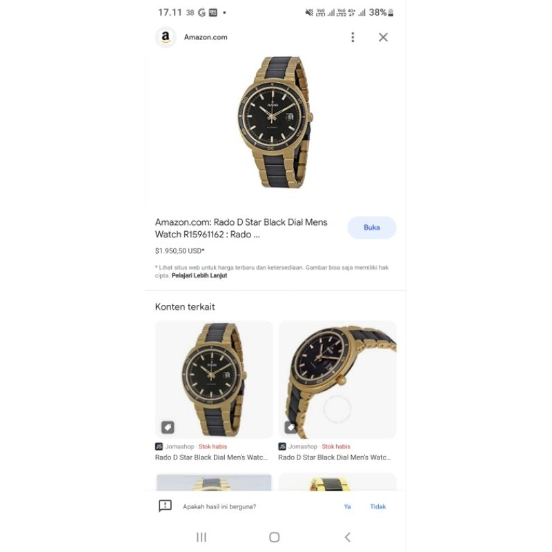 Rado original, bezel mutar.