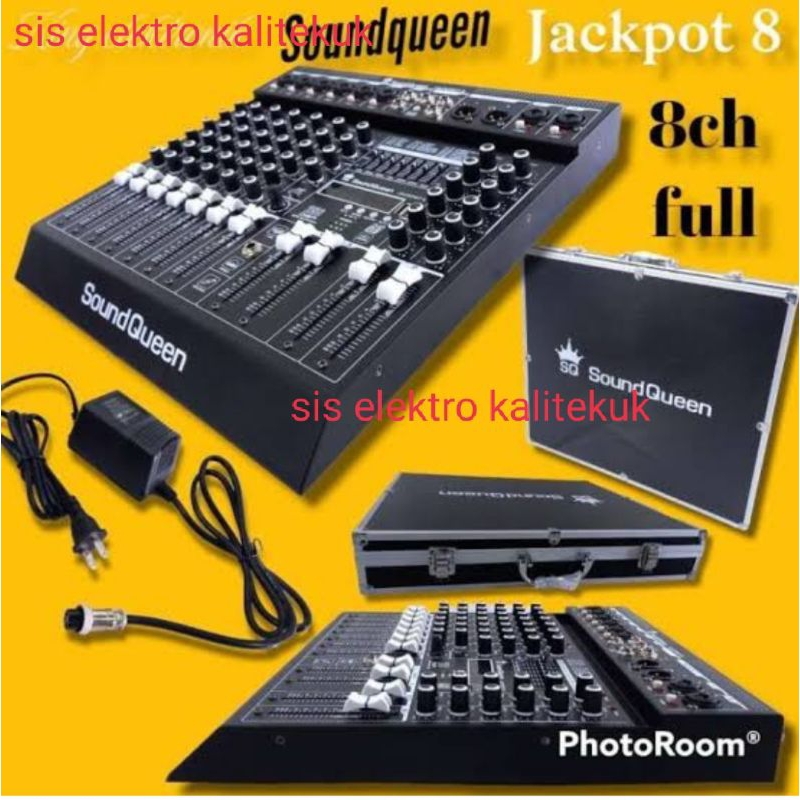 Mixer Soundqueen Jackpot 8 Bonus Harkis Koper