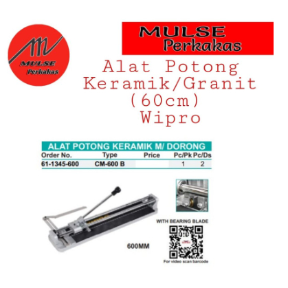 Alat Potong Keramik & Granit Manual CM-600 (60cm) Wipro